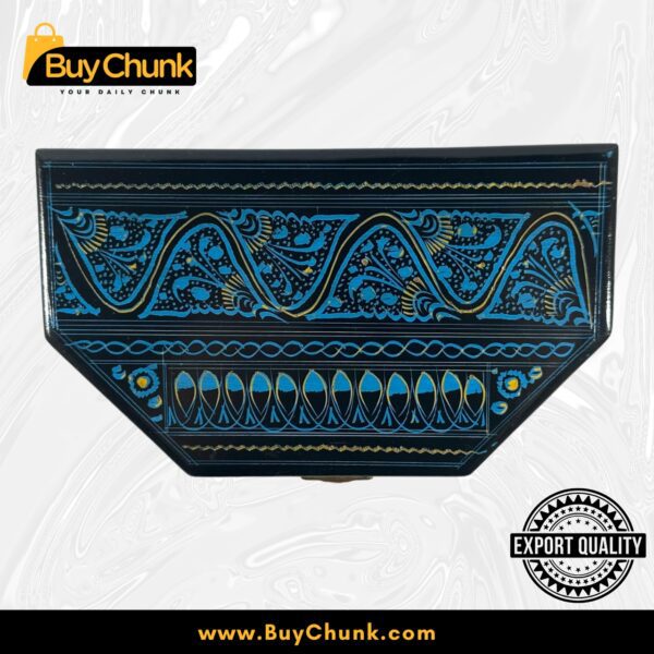 D-Shape Rose Wood Handmade Lacquer Art Jewelry Box