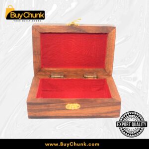 Handmade Rose Wooden Jewelry Box