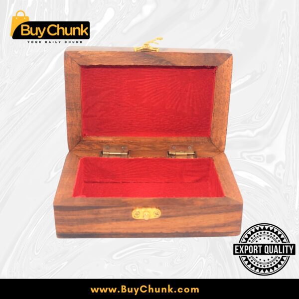 Handmade Rose Wooden Jewelry Box