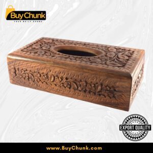 Handmade Rose Wooden Tissue Box