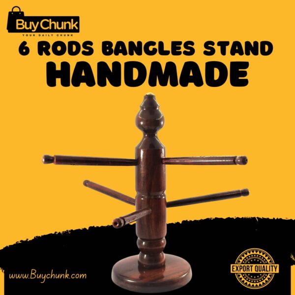 Wooden Bangle Stand