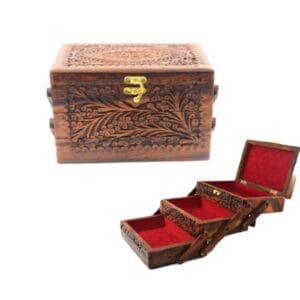 Trolly Jewelry Box Carving