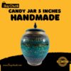 Handmade Rose Wood Lacquer Art Candy Jar - 5 Inches