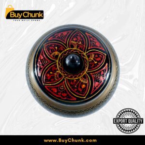 Handmade Rose Wood Lacquer Art Candy Jar - 5 Inches red