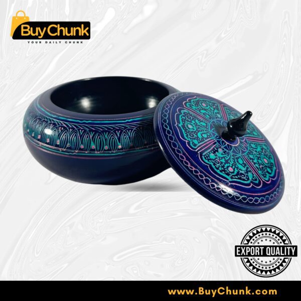 Handmade Lacquer Art Powder Jewelry Box Gift