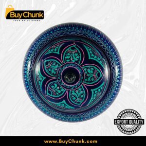 Handmade Lacquer Art Powder Jewelry Box Gift blue 3