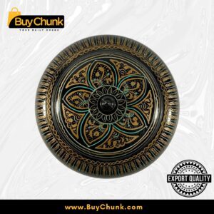 Handmade Lacquer Art Powder Jewelry Box Gift golden
