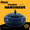 Handmade Lacquer Art Powder Jewelry Box Gift blue 3