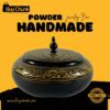 Handmade Lacquer Art Powder Jewelry Box Gift golden