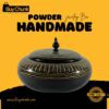 Handmade Lacquer Art Powder Jewelry Box Gift golden