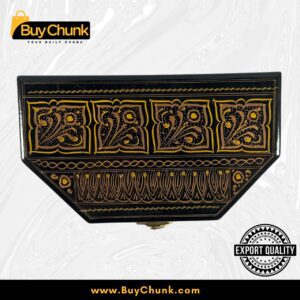 Handmade Lacquer Art Jewelry Box Luminous Gold