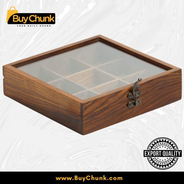 Handmade Rose Wood Masala Box