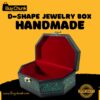 Handmade Lacquer Art Jewelry Box Graceful Green