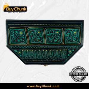Lacquer Art Jewelry Box Artistic Green