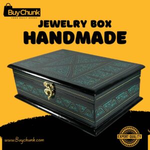 Exquisite Rose Wood Handmade Lacquer Art Jewelry Box