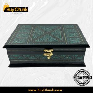 Exquisite Rose Wood Handmade Lacquer Art Jewelry Box