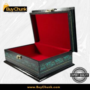Exquisite Rose Wood Handmade Lacquer Art Jewelry Box