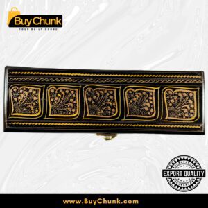 Handmade Lacquer Art Jewelry Golden Panel Tile