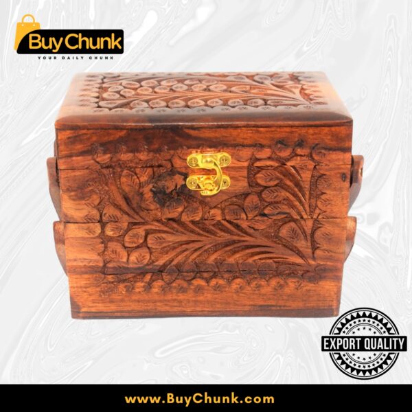 Wood Folding Jewelry Box