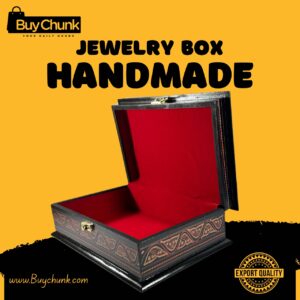 Exquisite Rose Wood Handmade Lacquer Art Jewelry Box