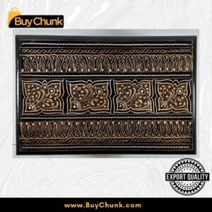 Rose Wood Handmade Lacquer Art Jewelry Box Gilded