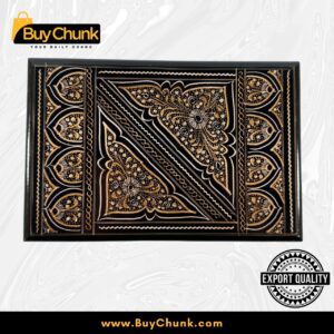 Wood Handmade Lacquer Art Jewelry Box Gilded Mandala