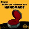 Octagon Shape Handmade Lacquer Art Jewelry Box
