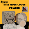 Front view of the Miss Rose Luxury Rose Gold Matte Setting Powder box, highlighting its waterproof and oil control features.