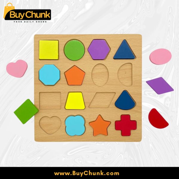 Wooden Shape Puzzle for Toddlers