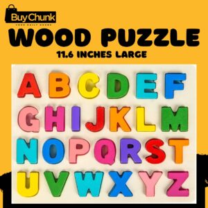 Large Wood Alphabet Puzzle