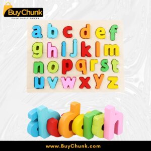 Large Wooden Lowercase Alphabet Puzzle