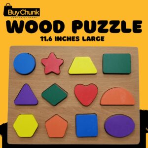 Large Wooden Shape Puzzle