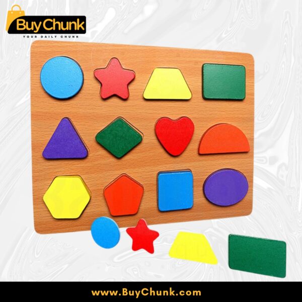 Large Wooden Shape Puzzle