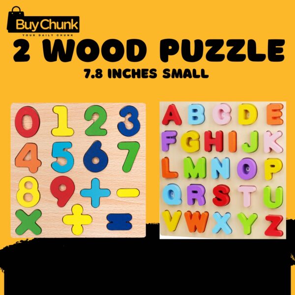 2 Wood Puzzle Set