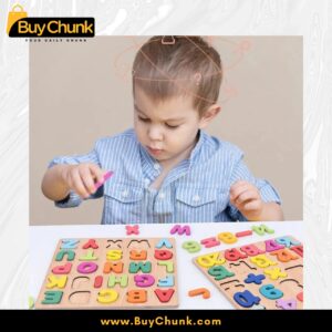 Wood Number Puzzle for Toddlers