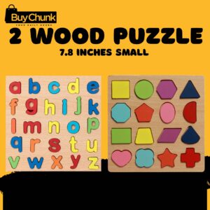 Wooden Learning Puzzle Bundle for Kids