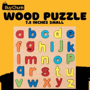 Wood Alphabet Puzzle for Kids