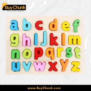 Wood Alphabet Puzzle for Kids