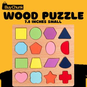 Wooden Shape Puzzle for Toddlers