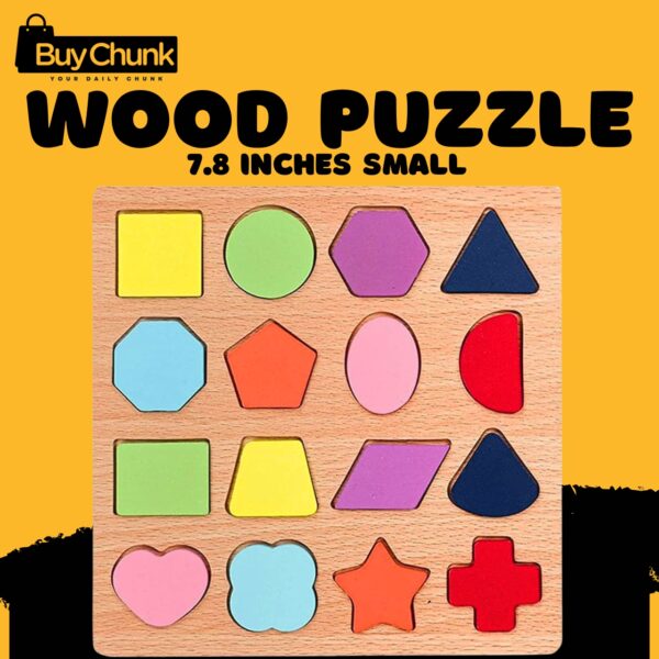 Wooden Shape Puzzle for Toddlers