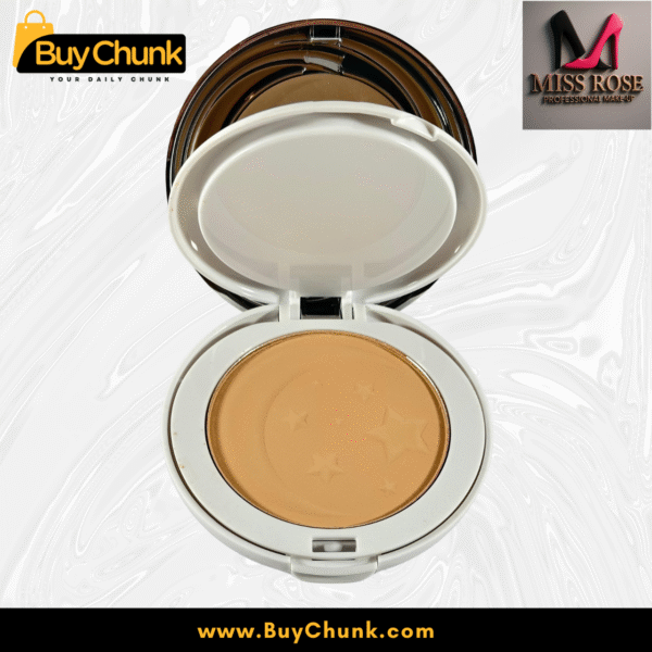 Miss Rose Compact Powder 2 in 1, representing an affordable yet high-quality makeup option for women in Pakistan seeking trendy beauty products.