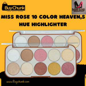 Miss Rose Highlighter 10 Color  shimmer shades in compact