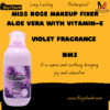 Miss Rose Makeup Fixer Aloe Vera with Vitamin-E M3 Rose Fragrance bottle, front view