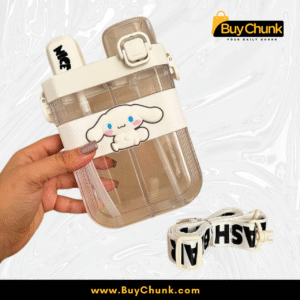 Flash Bear water bottle with detachable strap