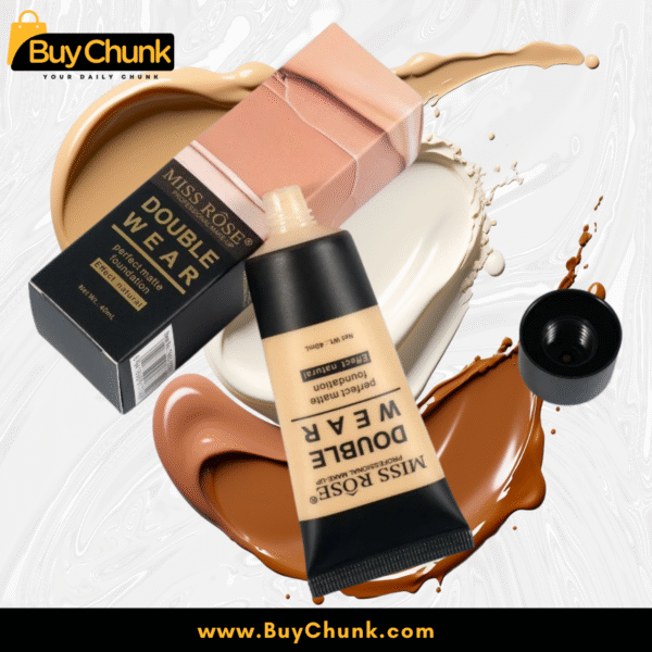 Open tube ofMissrose Double Wear Perfect Matte Foundation Beige 2