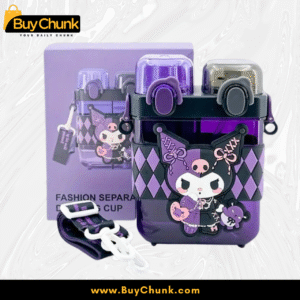 Kuromi bottle with packaging and accessories