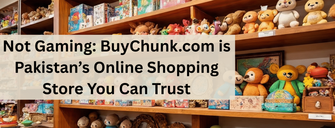 BuyChunk.com homepage showcasing categories for Pakistan’s online shopping store.