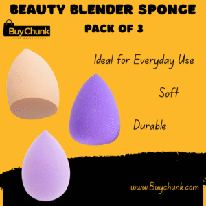 Beauty Blender Sponge Pack of 3 | Soft, Seamless & Perfect for Flawless Makeup Application