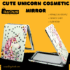 Cute Unicorn Cosmetic Mirror – Portable, Foldable Makeup Mirror with Enhanced Clarity & Sleek Design | Perfect for Travel & Everyday Use