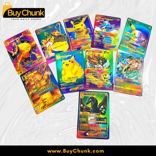 10 PCS POKEMON multicolor FOIL CARDS PACK